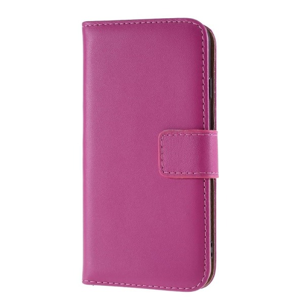 iPhone 7/8/SE (2020/2022) - Äkta Läder Plånboksfodral - Rosa Pink Rosa