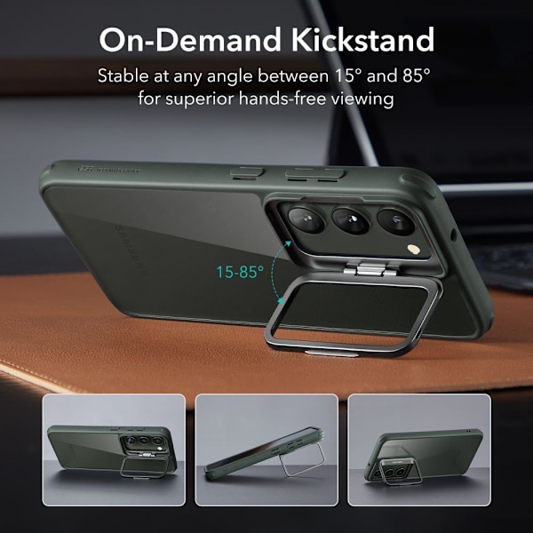 ESR Samsung Galaxy S23 Plus Skal Classic Kickstand Clear/Green