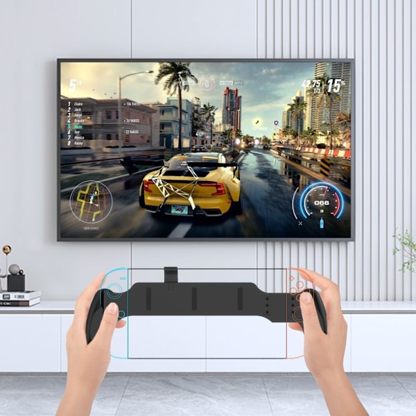 JYS Nintendo Switch / Switch 2 Ergonomiskt Grepp Svart