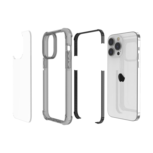 iPhone 15 Pro Max Skal Shockproof Hybrid Svart
