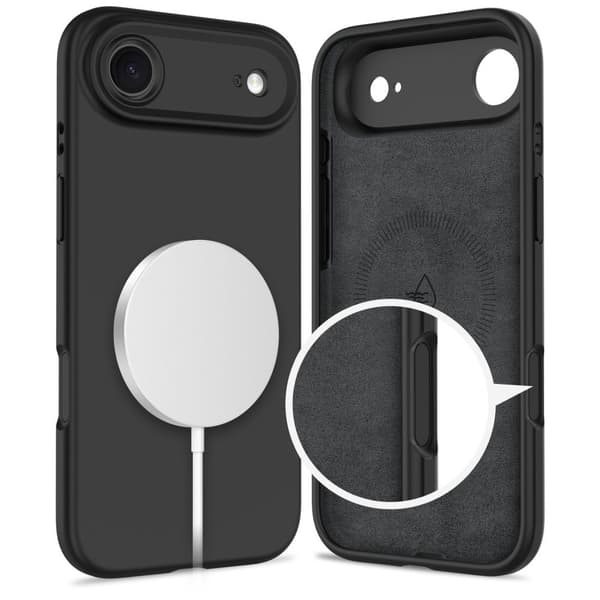Tech-Protect iPhone Air Skal MagSafe Silicone Svart