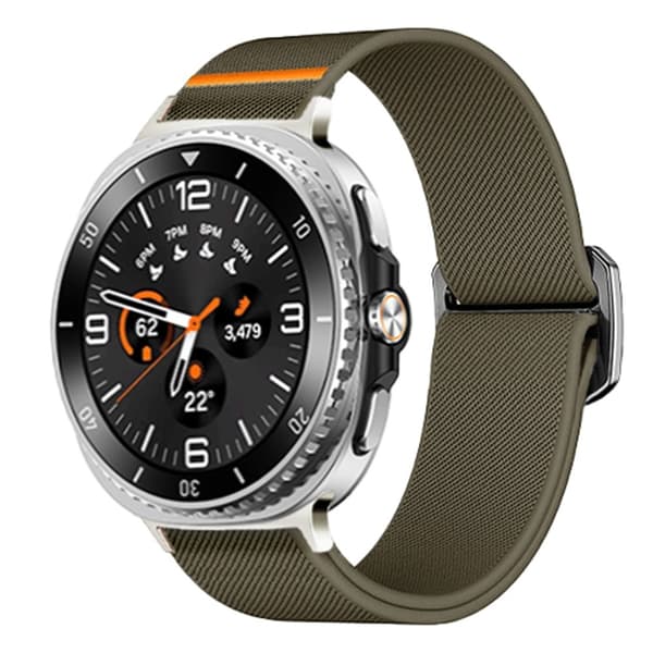 Galaxy Watch 8 46/44/40 mm Armband Justerbart Nylon