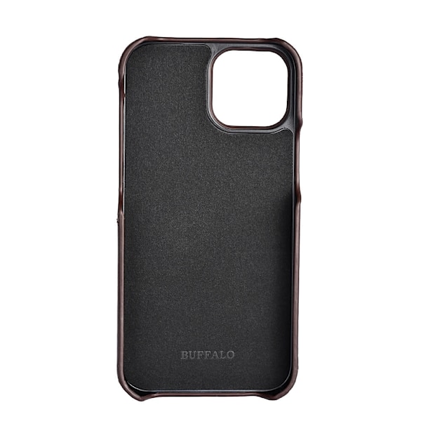 Buffalo iPhone 13 Mini Mobilskal Kortfack Äkta Läder Brun