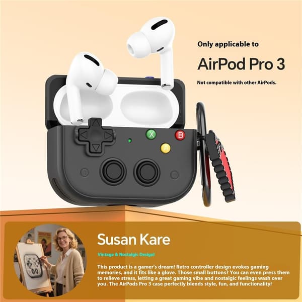 AirPods Pro 3 Skal Game Console Rosa