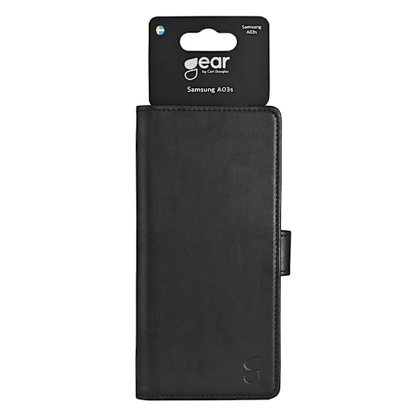 GEAR Samsung Galaxy A03s Fodral Läder Svart