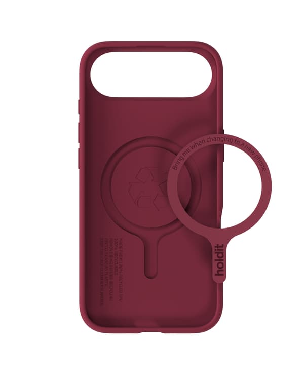 holdit iPhone Air Mobilskal Soft MagSafe Red Velvet
