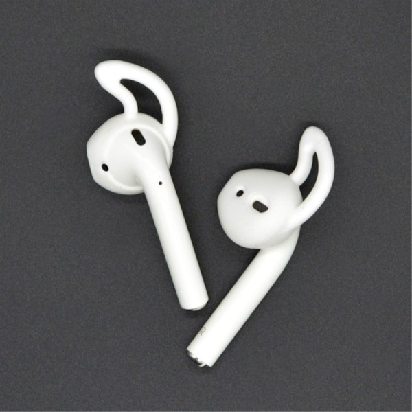 Silikon Öronkrokar För AirPods - Vit White Vit