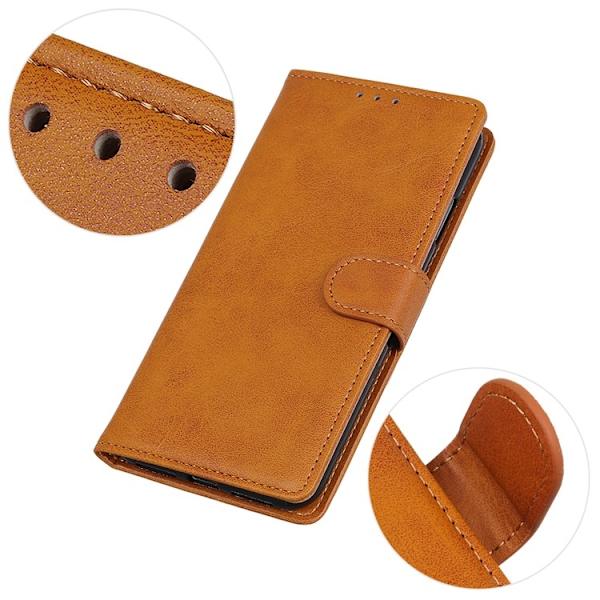 iPhone 17 Plånboksfodral Läder Brun