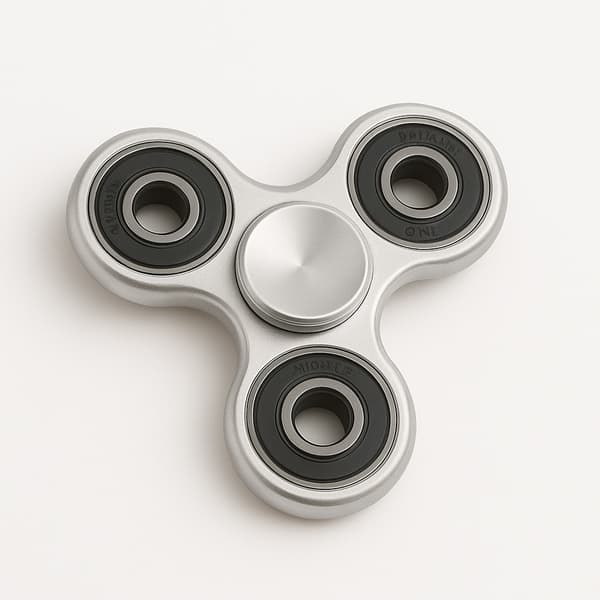 Fidget Spinner Ultra Spin Trio Metal- Silver