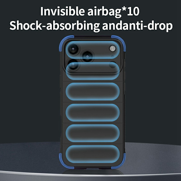 iPhone 17 Pro Skal Magic Shield Mörk Blå