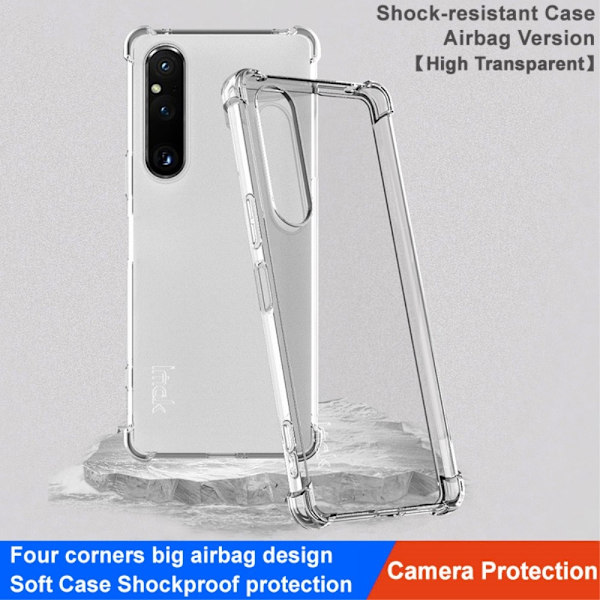 IMAK Sony Xperia 1 V Skal Airbag Shockproof Transparent