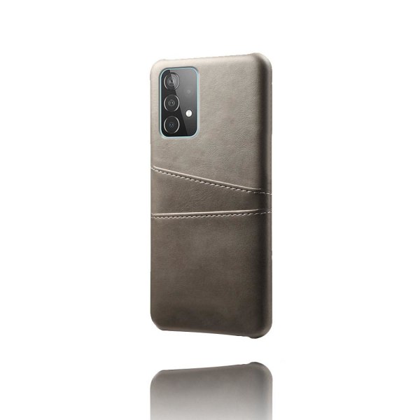 Samsung Galaxy A52 / A52s - KSQ Skal Med Kortfack - Grå Grey Grå