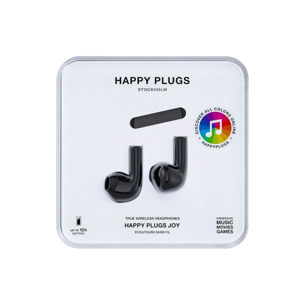 Happy Plugs Joy Hörlurar In-Ear TWS Svart