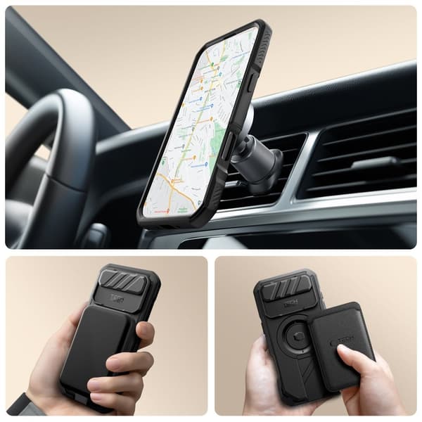 Tech-Protect iPhone Air Skal MagSafe Kevlar Svart