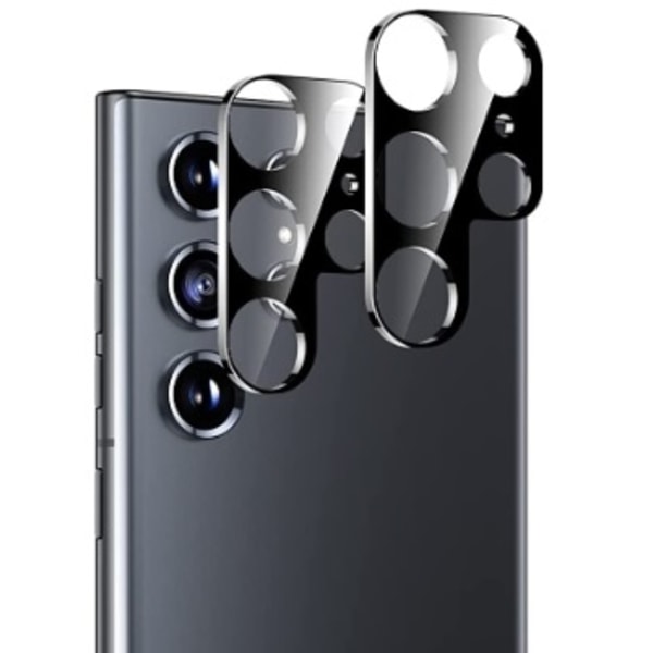 2-Pack Samsung S24 Ultra Linsskydd I Härdat Glas - Svart