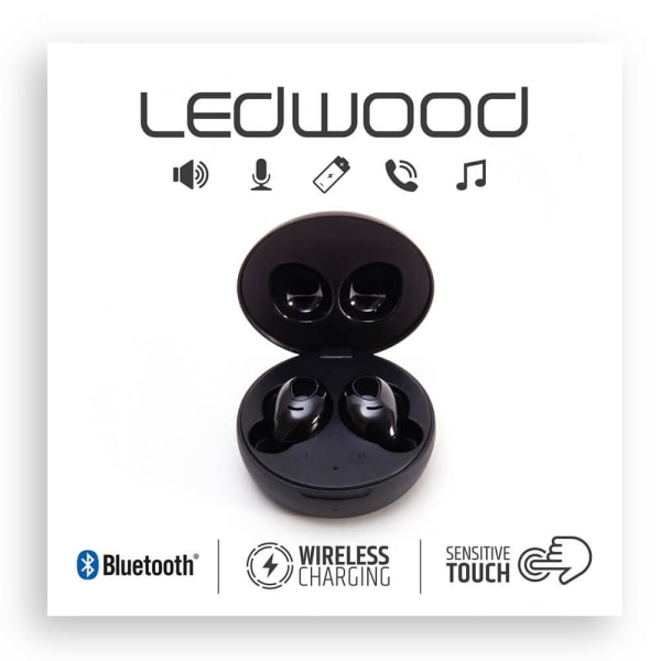 LEDWOOD Hörlur i9 TWS True Wireless In-Ear Mic Svart