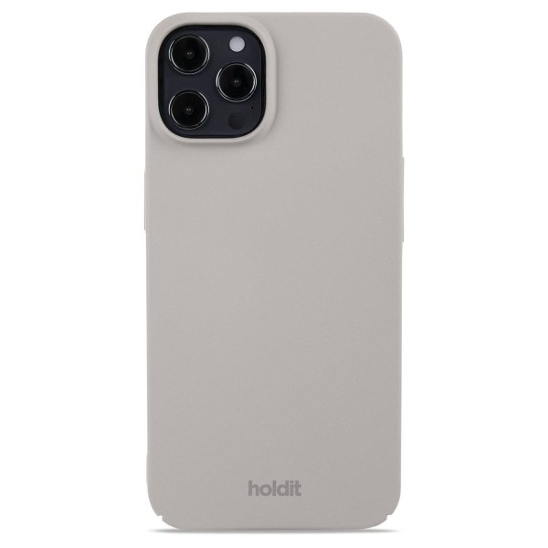 holdit iPhone 12 / 12 Pro Mobilskal Slim Taupe