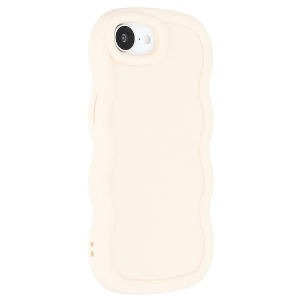 iPhone 17e / 16e Mobilskal Wavy Off White