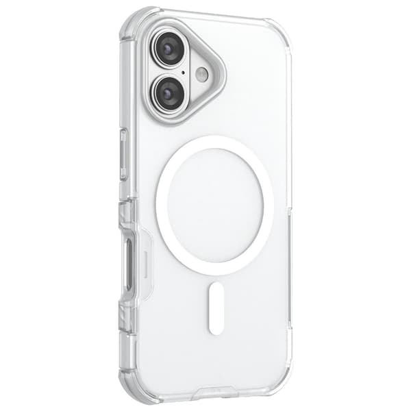 iPhone 17 Skal MagSafe Shockproof Hybrid Vit