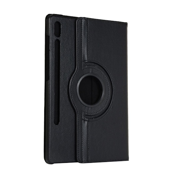 Samsung Galaxy Tab S7 / Tab S8 - 360° Rotation Fodral - Svart Black Svart