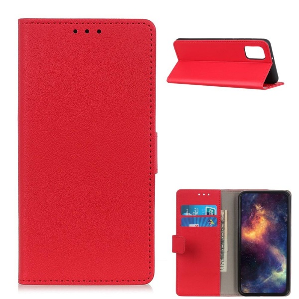 Samsung Galaxy A02s - Plånboksfodral - Röd Red Röd