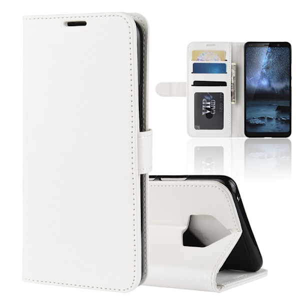 Nokia 9 PureView - Plånboksfodral - Vit White Vit