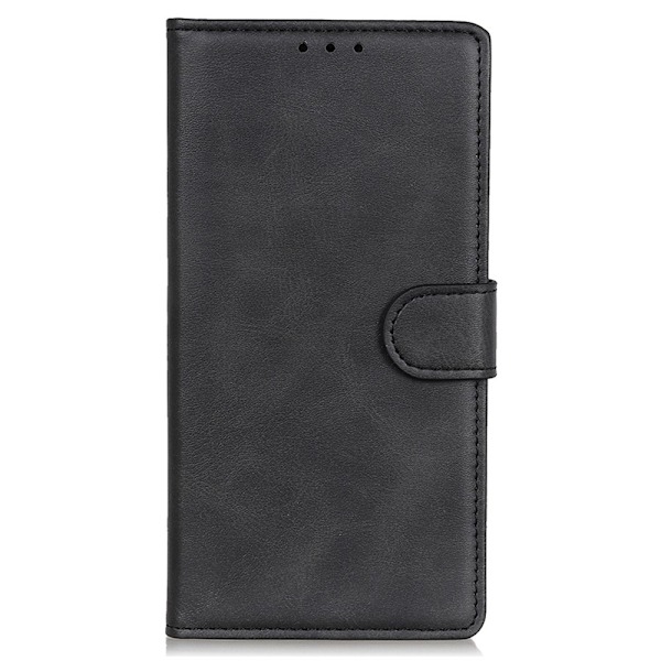 Samsung Galaxy A14 4G/5G Fodral Solid Läder Svart