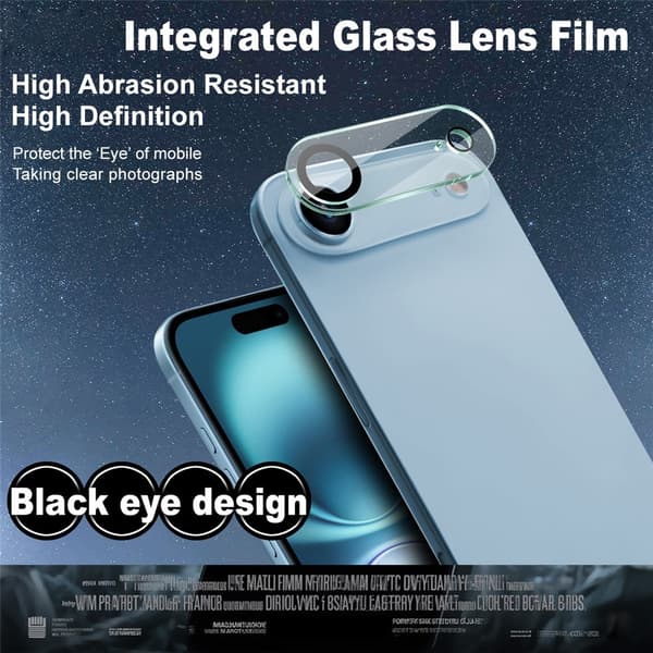 IMAK iPhone Air Linsskydd Härdat Glas Transparent