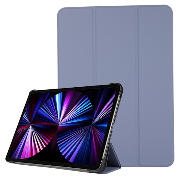 iPad Pro 11 (2018/2020/2021) - Tri-Fold Läder Fodral - Lila Lila