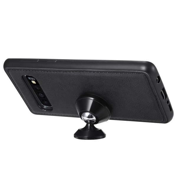 Samsung Galaxy S10 - Plånboksfodral/Magnet Skal - Svart Black Svart