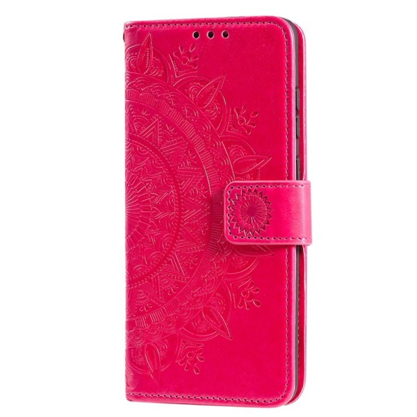 Huawei P40 Pro - Mandala Plånboksfodral - Rosa Pink Rosa