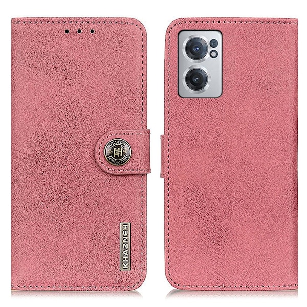 KHAZNEH OnePlus Nord CE 2 5G Fodral Läder Rosa