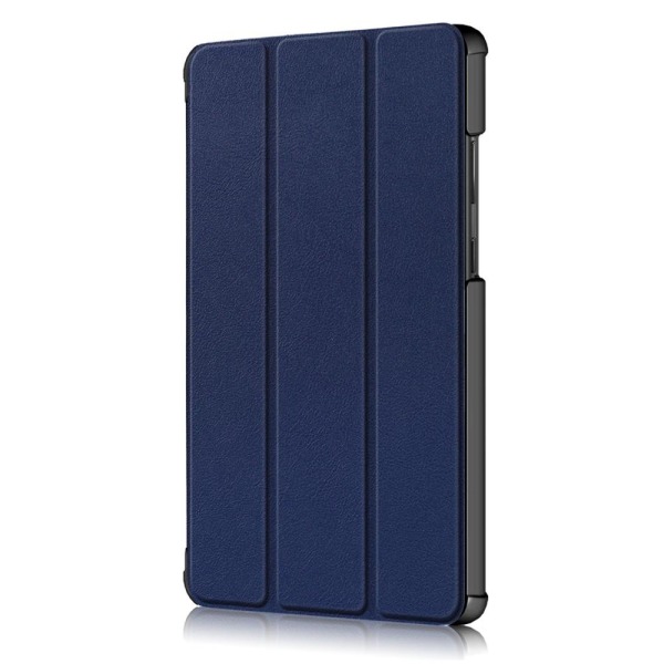 Lenovo Tab M8 2nd Gen (HD) Litchi Tri-Fold Fodral Mörk Blå DarkBlue Mörk Blå