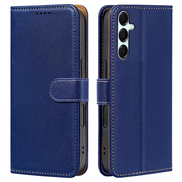 Samsung Galaxy A27 Plånboksfodral Läder Blå