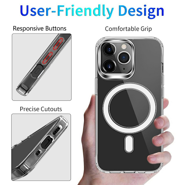iPhone 13 Pro Max - MagSafe Shockproof Akryl/TPU Skal