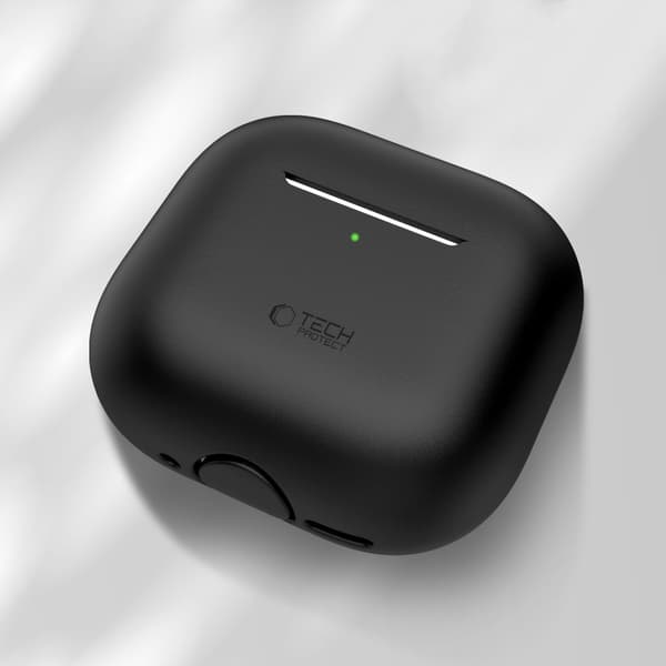 Tech-Protect AirPods 4 Skal Silikon Svart