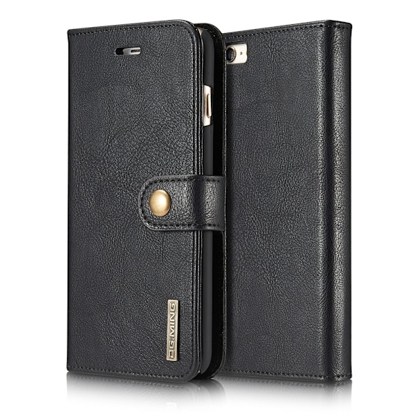 iPhone 6/6S - DG.MING 2in1 Magnet Fodral - Svart Black Svart