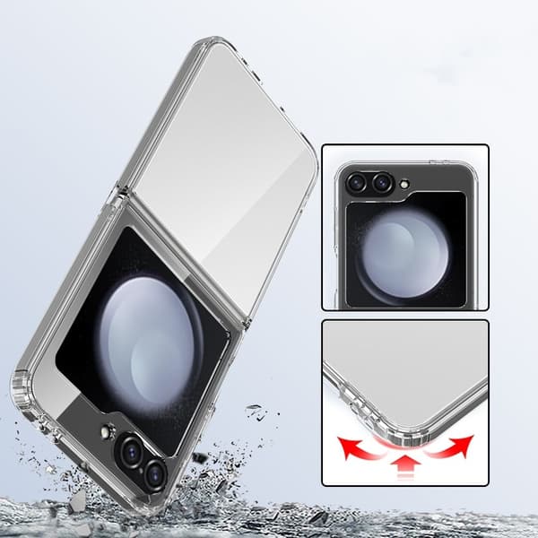 Tech-Protect Galaxy Z Flip 7 FE / Flip 6 Skal FlexAir Transparent