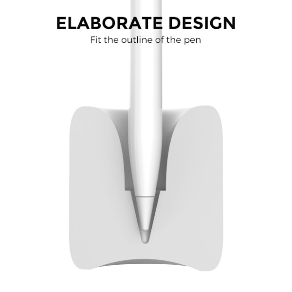 AHASTYLE Apple Pencil 1/2/Pro Vertikal Silikon Ställ Vit