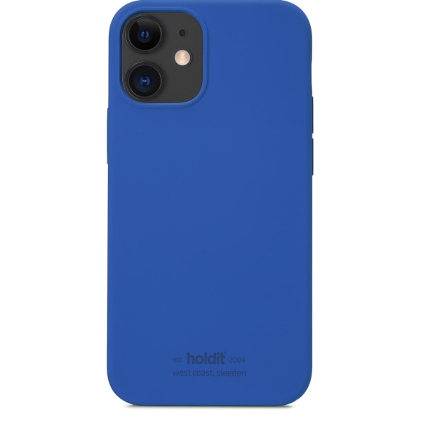 holdit iPhone 12 Mini - Mobilskal Silikon - Royal Blue Blå