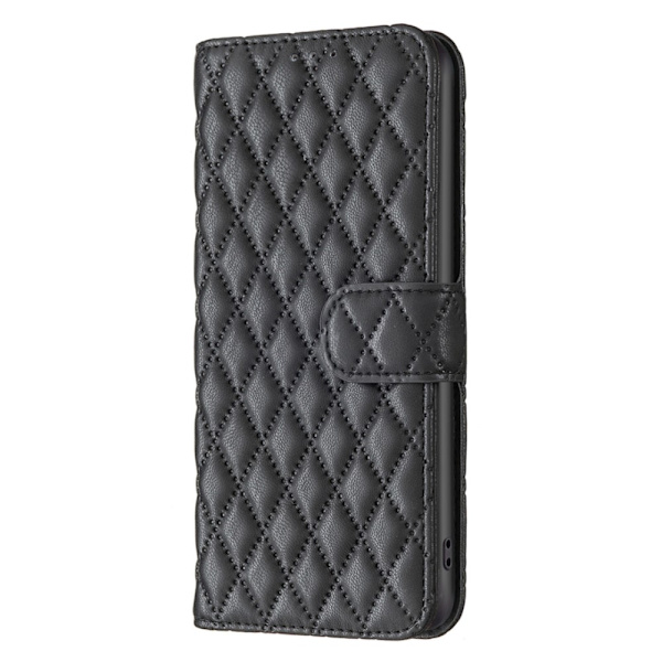 Motorola Moto G55 5G Fodral Diamond Läder Svart