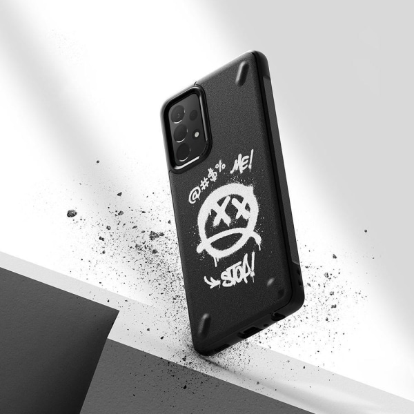 Samsung Galaxy A72 - Ringke Onyx Design TPU Skal - Graffiti