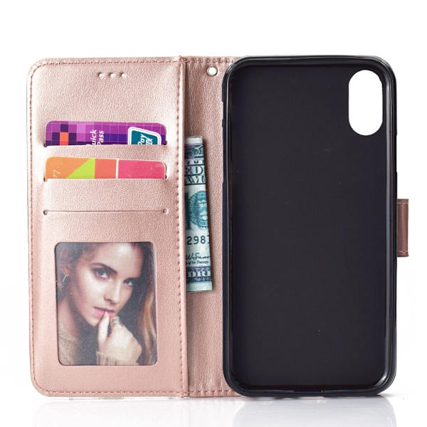 Xiaomi Redmi 9A - Mandala Fodral - Roséguld Roséguld Roséguld