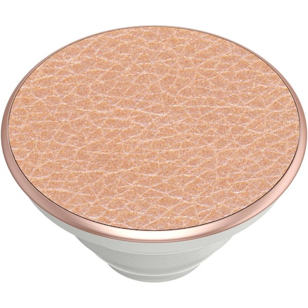 PopSockets Avtagbart Grip med Ställfunktion Premium Pebbled Vegan Leather