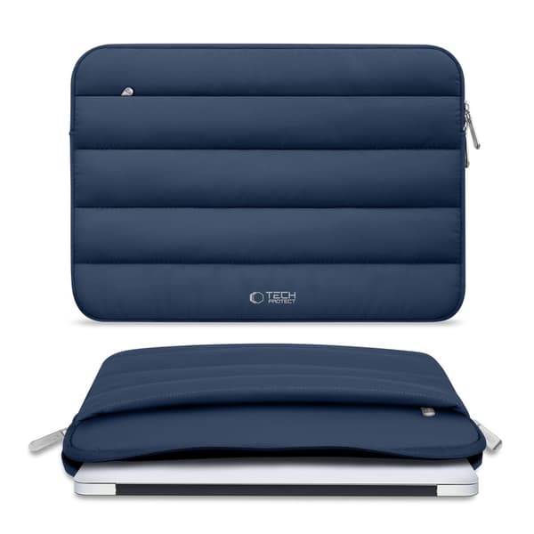 Tech-Protect Laptop Fodral 13-14" Fluffy Navy Blue