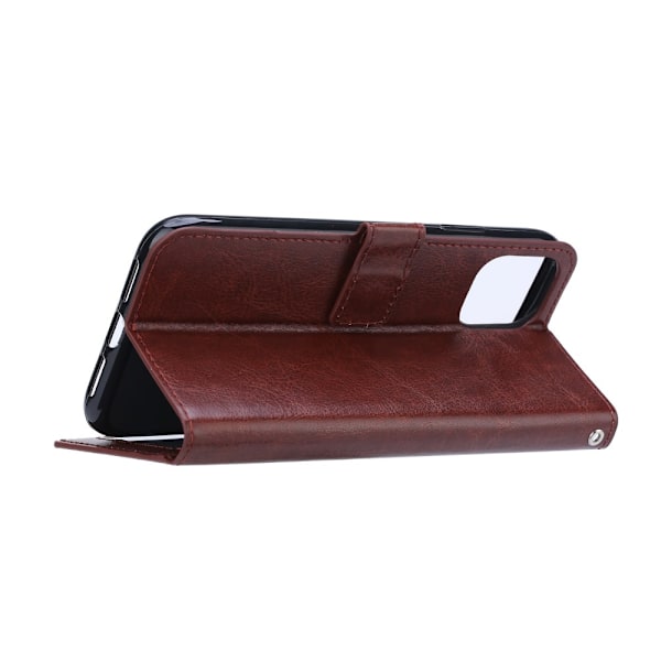 Samsung Galaxy A71 - Crazy Horse Fodral - Brun Brown Brun
