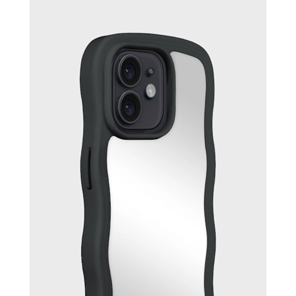 holdit iPhone 12/12 Pro Skal Wavy Black Mirror