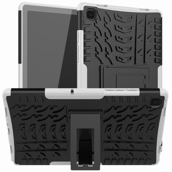 Samsung Galaxy Tab A7 10.4 Skal Rugged Kickstand Armor Vit White Vit