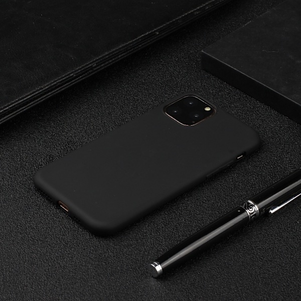 iPhone 15 Pro Skal Frostad TPU Svart