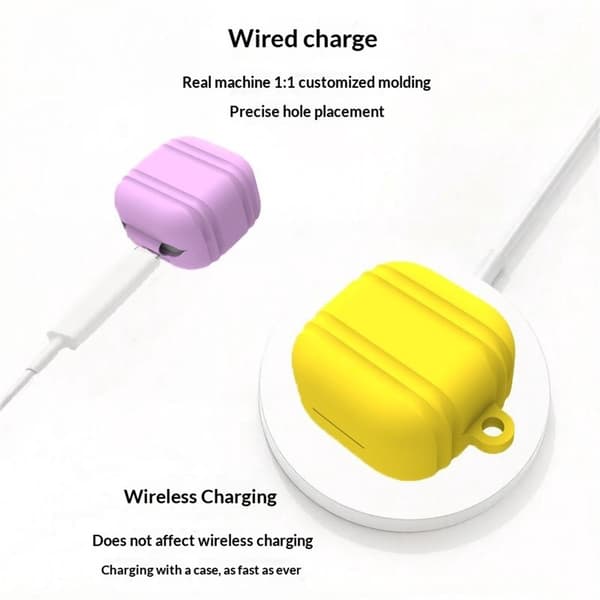 Galaxy Buds 4 / 4 Pro Skal Med Karbinhake Silikon Rosa